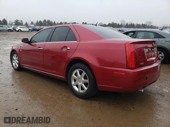 2008 Cadillac STS with VIN 1G6DC67A380206020, listed as a Copart auction lot 43190895 with 150,112 mi miles and Salvage Title. Bid and sale history available at carsss.com. Image 2.