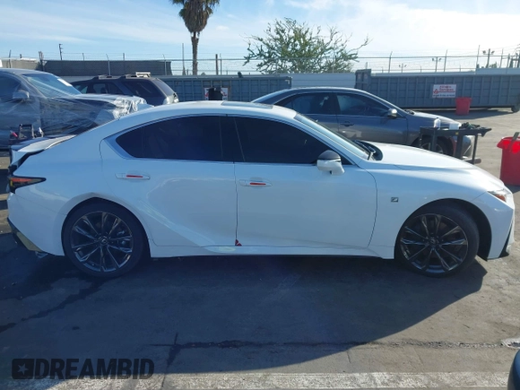 2023 Lexus IS with VIN JTHGZ1B20P5062521, listed as a IAAI auction lot 41536230 with 15,532 mi miles. Bid and sale history available at carsss.com. Image 13.