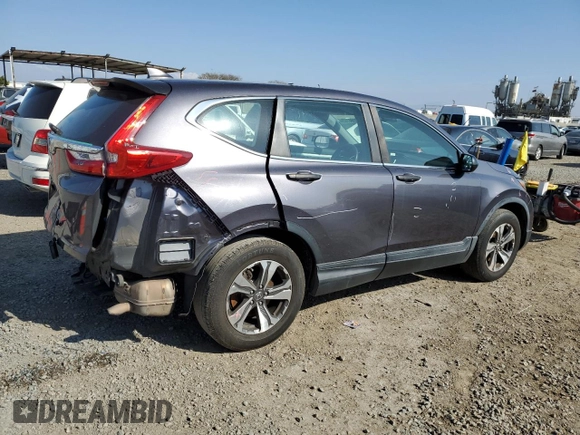 2019 Honda CR-V LX with VIN 2HKRW5H38KH418961, listed as a Copart auction lot 50594165 with 81,425 mi miles and Salvage Title. Bid and sale history available at DreamBid. Image 3.
