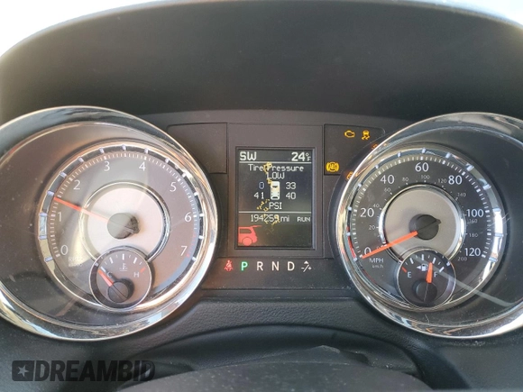 2012 Chrysler Town & Country Touring with VIN 2C4RC1BG8CR186265, listed as a Copart auction lot 46368575 with 194,259 mi miles and Salvage Title. Bid and sale history available at DreamBid. Image 9.