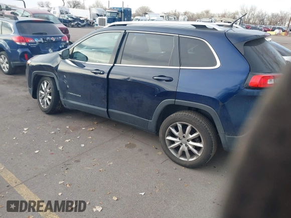 2014 Jeep Cherokee Limited z VIN 1C4PJLDB8EW212657, wystawiony jako IAAI lot #41132319 z przebiegiem 117 754 mil mil oraz . Historia ofert i sprzedaży dostępna na DreamBid. Obrazek 3.