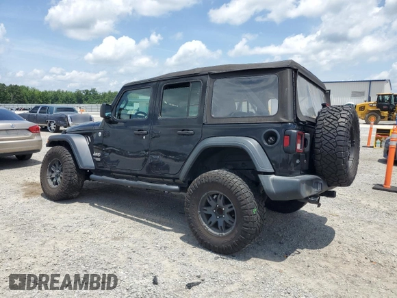 2018 Jeep Wrangler Unlimited Sport S с VIN 1C4HJXDG7JW152968, выставлен на аукционе Copart как лот 61130215 с пробегом 60 796 миль миль и Списание • Salvage title. История ставок и продаж доступна на DreamBid. Изображение 2.