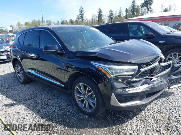 2021 Acura RDX w/Technology Package with VIN 5J8TC2H55ML006429, listed as a IAAI auction lot 42030813 with 42,712 mi miles. Bid and sale history available at carsss.com. Image 1.