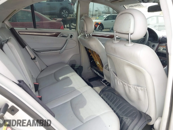2002 Mercedes-Benz C 230/260/280/320 with VIN WDBRF61JX2F192056, listed as a IAAI auction lot 41664892 with 202,634 mi miles and . Bid and sale history available at carsss.com. Image 8.