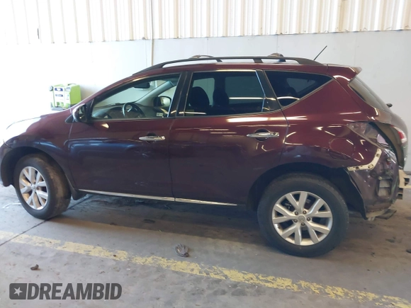 2013 Nissan Murano LE with VIN JN8AZ1MW4DW310934, listed as a IAAI auction lot 41725364 with 131,084 mi miles and . Bid and sale history available at DreamBid. Image 14.