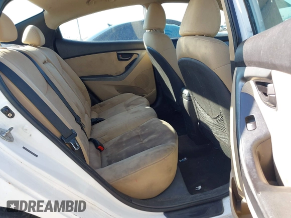 2011 Hyundai Elantra GLS with VIN 5NPDH4AE2BH002849, listed as a IAAI auction lot 41641610 with 186,923 mi miles. Bid and sale history available at carsss.com. Image 8.