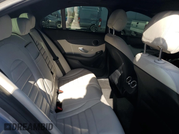 2016 Mercedes-Benz C 450 AMG with VIN 55SWF6EB1GU115643, listed as a Copart auction lot 52158515 with 71,523 mi miles and Salvage Title. Bid and sale history available at carsss.com. Image 10.
