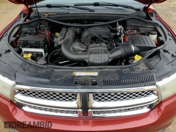 2011 Dodge Durango Citadel with VIN 1D4RD5GGXBC673331, listed as a Copart auction lot 43853155 with 179,273 mi miles and Salvage title. Bid and sale history available at DreamBid. Image 14.