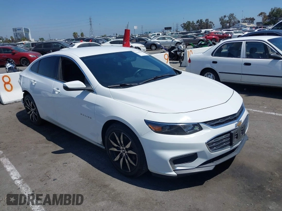 2018 Chevrolet Malibu LT with VIN 1G1ZD5ST9JF278872, listed as a IAAI auction lot 42660160 with 130,192 mi miles and . Bid and sale history available at DreamBid. Image 1.