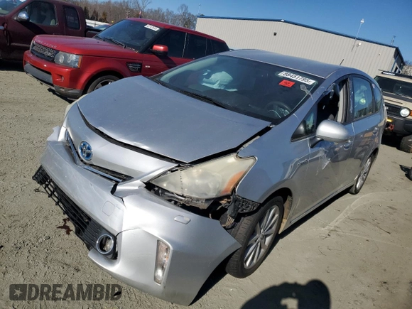 2012 Toyota Prius Two with VIN JTDZN3EU5C3075978, listed as a Copart auction lot 88451795 with 208,126 mi miles and Salvage Title. Bid and sale history available at DreamBid. Image 1.