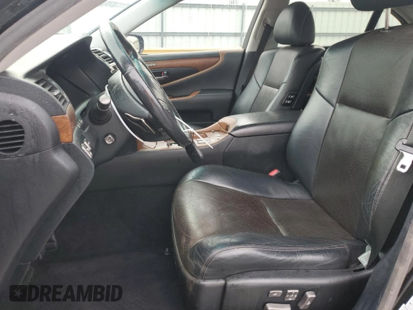 2010 Lexus LS 460 with VIN JTHBL5EF6A5101167, listed as a Copart auction lot 54674145 with 146,830 mi miles and Salvage Title. Bid and sale history available at DreamBid. Image 7.