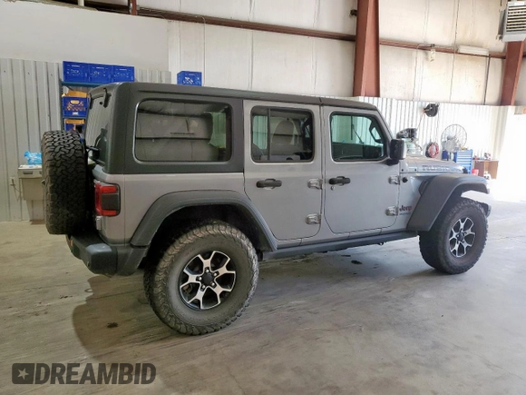 2018 Jeep Wrangler Unlimited Rubicon z VIN 1C4HJXFG5JW111896, wystawiony jako Copart lot #65800475 z przebiegiem Nie podano mil oraz Szkoda całkowita • Salvage title. Historia ofert i sprzedaży dostępna na DreamBid. Obrazek 3.