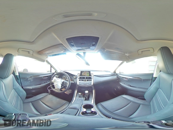 2017 Lexus NX 200t with VIN JTJYARBZ4H2055628, listed as a Copart auction lot 56009055 with 80,587 mi miles and Salvage Title. Bid and sale history available at DreamBid. Image 15.
