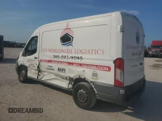 2015 Ford Transit with VIN 1FTNE1CM1FKA93295, listed as a Copart auction lot 43720435 with 72,921 mi miles and Salvage Title. Bid and sale history available at DreamBid. Image 2.