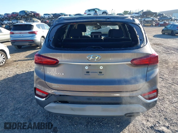 2020 Hyundai Santa Fe SEL w/SULEV with VIN 5NMS33AD8LH168072, listed as a IAAI auction lot 41763320 with 32,720 mi miles. Bid and sale history available at carsss.com. Image 17.