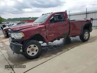 2021 Ram 2500 Tradesman с VIN 3C6MR5AJ2MG607179, выставлен на аукционе Copart как лот 56851115 с пробегом 83 065 миль миль и Списание • Salvage title. История ставок и продаж доступна на DreamBid. Изображение 1.
