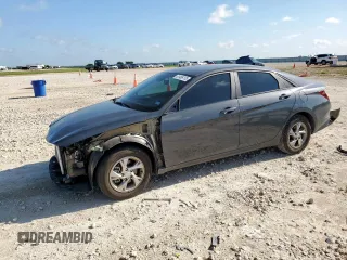 2023 Hyundai Elantra SE with VIN KMHLL4AG2PU599148, listed as a Copart auction lot 61406135 with 7,046 mi miles and Salvage title. Bid and sale history available at DreamBid. Image 1.