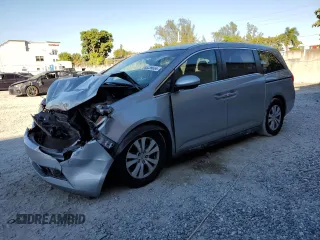 2016 Honda Odyssey EX with VIN 5FNRL5H4XGB008802, listed as a Copart auction lot 49594635 with 101,159 mi miles and Salvage Title. Bid and sale history available at carsss.com. Image 1.