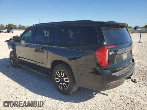2022 GMC Yukon XL AT4 with VIN 1GKS2HKD8NR161804, listed as a Copart auction lot 81995064 with 65,088 mi miles and Salvage Title. Bid and sale history available at carsss.com. Image 2.