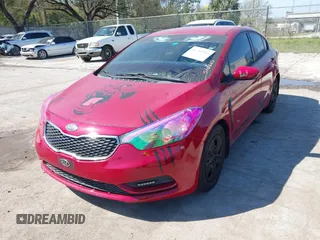 2016 Kia Forte LX with VIN KNAFK4A66G5510667, listed as a IAAI auction lot 41701919 with 165,361 mi miles. Bid and sale history available at carsss.com. Image 6.