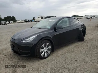 2022 Tesla Model Y Long Range with VIN 7SAYGDEE9NF436674, listed as a Copart auction lot 51478395 with 47,355 mi miles and Salvage Title. Bid and sale history available at carsss.com. Image 1.