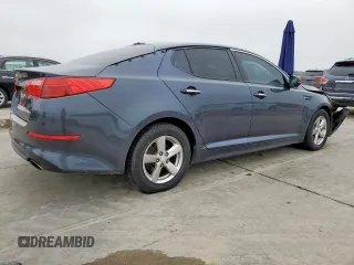 2015 Kia Optima LX with VIN 5XXGM4A76FG383391, listed as a Copart auction lot 55322155 with 168,430 mi miles and Salvage Title. Bid and sale history available at carsss.com. Image 3.