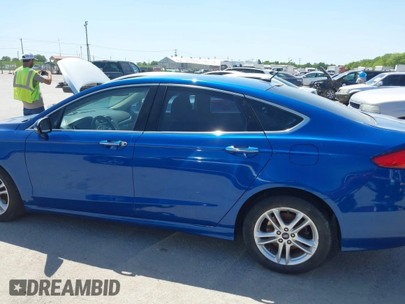 2018 Ford Fusion SE with VIN 3FA6P0HD4JR104172, listed as a IAAI auction lot 41997155 with 154,557 mi miles. Bid and sale history available at carsss.com. Image 14.
