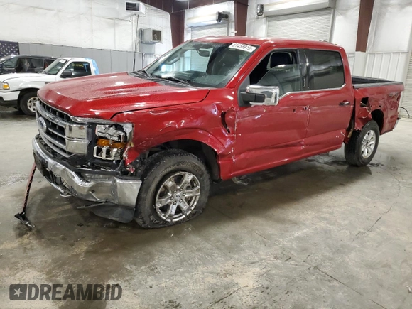 2021 Ford F-150 XL with VIN 1FTFW1E57MKE11716, listed as a Copart auction lot 61458915 with 47,080 mi miles and Salvage title. Bid and sale history available at DreamBid. Image 1.