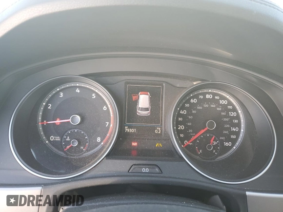 2019 Volkswagen Atlas SE z VIN 1V2UR2CA1KC512602, wystawiony jako Copart lot #83843444 z przebiegiem 79 301 mil mil oraz Szkoda całkowita • Salvage title. Historia ofert i sprzedaży dostępna na DreamBid. Obrazek 9.