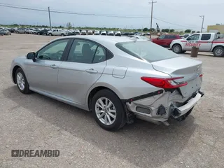 2025 Toyota Camry LE with VIN 4T1DAACK8SU512341, listed as a IAAI auction lot 42210426 with 14,276 mi miles and . Bid and sale history available at DreamBid. Image 3.