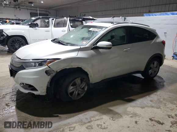 2020 Honda HR-V EX with VIN 3CZRU6H56LM731865, listed as a Copart auction lot 86542994 with 91,532 mi miles and Salvage Title. Bid and sale history available at carsss.com. Image 1.