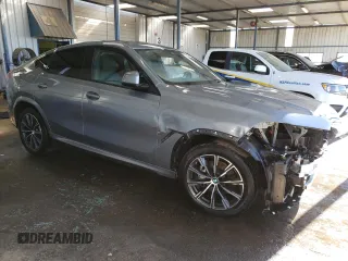 2025 BMW X6 xDrive40i with VIN 5UX33EX04S9W89514, listed as a Copart auction lot 45770205 with 0 mi miles and Clean Title. Bid and sale history available at carsss.com. Image 4.