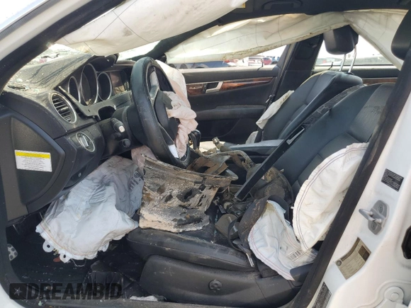2013 Mercedes-Benz C 300 Sport with VIN WDDGF8AB6DR265251, listed as a Copart auction lot 59912985 with Not provided miles and Salvage title. Bid and sale history available at DreamBid. Image 7.