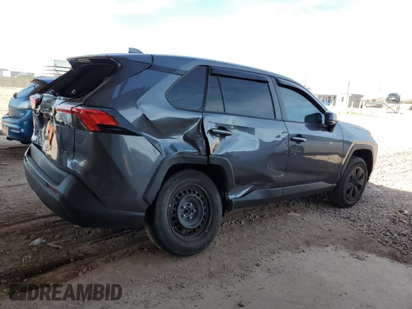 2023 Toyota RAV4 LE with VIN 2T3F1RFV4PC347773, listed as a Copart auction lot 46249265 with 33,775 mi miles and Salvage Title. Bid and sale history available at carsss.com. Image 3.