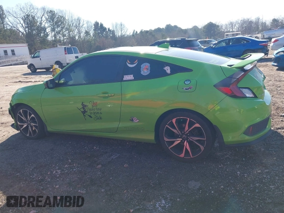 2018 Honda Civic Si Coupe with VIN 2HGFC3A59JH757829, listed as a IAAI auction lot 41509057 with 107,741 mi miles. Bid and sale history available at carsss.com. Image 15.