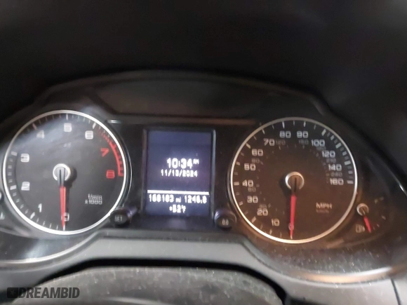 2013 Audi Q5 Premium with VIN WA1CFAFP1DA008107, listed as a IAAI auction lot 40847282 with 168,183 mi miles. Bid and sale history available at carsss.com. Image 7.