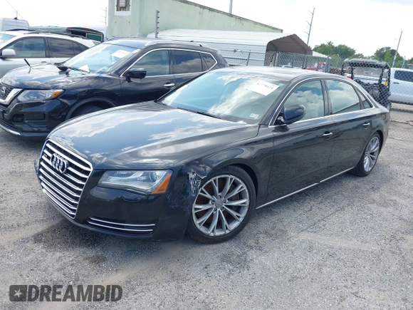 2012 Audi A8 with VIN WAURVAFD2CN002071, listed as a IAAI auction lot 42778424 with Not provided miles and . Bid and sale history available at DreamBid. Image 16.