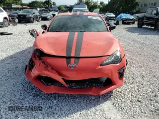 2017 Toyota 86 with VIN JF1ZNAA15H9708487, listed as a Copart auction lot 84851934 with 68,966 mi miles and Salvage Title. Bid and sale history available at carsss.com. Image 14.