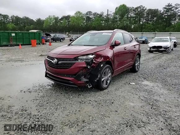 2023 Buick Encore GX Select with VIN KL4MMDSL3PB044751, listed as a Copart auction lot 52316035 with 20,452 mi miles and Salvage title. Bid and sale history available at DreamBid. Image 14.