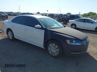 2014 Volkswagen Passat Wolfsburg Edition with VIN 1VWAS7A3XEC037897, listed as a IAAI auction lot 42631961 with 99,109 mi miles and . Bid and sale history available at DreamBid. Image 1.