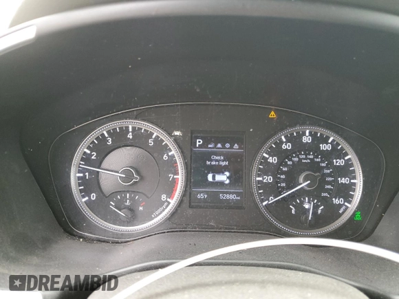 2020 Hyundai Santa Fe SE with VIN 5NMS2CAD9LH159755, listed as a Copart auction lot 55134405 with 52,880 mi miles and Salvage title. Bid and sale history available at DreamBid. Image 9.