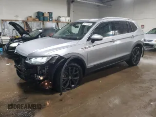 2024 Volkswagen Tiguan SE with VIN 3VVMB7AX2RM184367, listed as a Copart auction lot 50731155 with 2,744 mi miles and Salvage title. Bid and sale history available at DreamBid. Image 1.