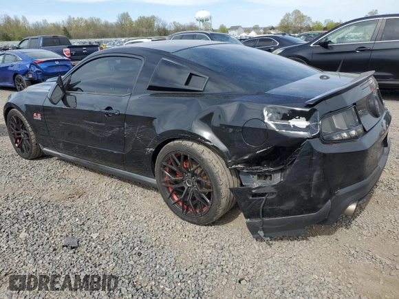 2010 Ford Mustang GT with VIN 1ZVBP8CH8A5119369, listed as a Copart auction lot 53028195 with 132,124 mi miles and Salvage Title. Bid and sale history available at carsss.com. Image 2.