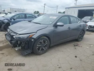 2024 Nissan Sentra SV z VIN 3N1AB8CV7RY221315, wystawiony jako Copart lot #58791495 z przebiegiem 29 419 mil mil oraz Szkoda całkowita • Salvage title. Historia ofert i sprzedaży dostępna na DreamBid. Obrazek 1.