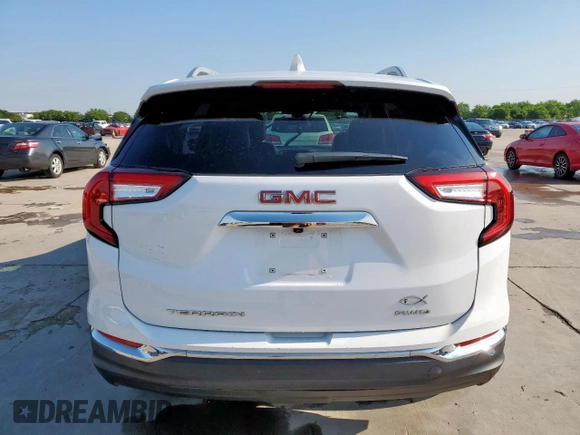 2023 GMC Terrain SLT with VIN 3GKALVEG3PL134047, listed as a Copart auction lot 56550565 with 32,048 mi miles and Salvage title. Bid and sale history available at DreamBid. Image 6.
