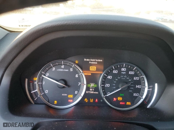 2020 Acura TLX with VIN 19UUB2F39LA002368, listed as a Copart auction lot 78662594 with 77,300 mi miles and Salvage Title. Bid and sale history available at carsss.com. Image 9.