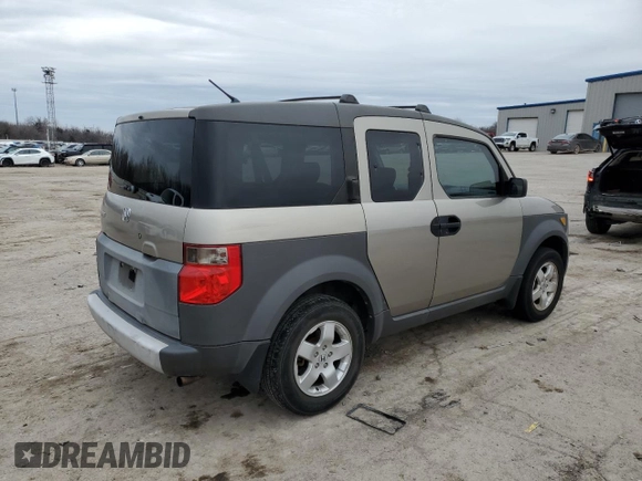 2004 Honda Element EX with VIN 5J6YH18604L013033, listed as a Copart auction lot 44820935 with 160,340 mi miles and Clean Title. Bid and sale history available at DreamBid. Image 3.