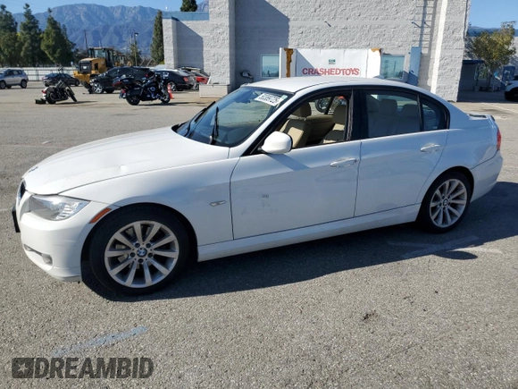 2011 BMW 3 Series 328i with VIN WBAPH5C55BF093378, listed as a Copart auction lot 50389725 with 99,387 mi miles and Salvage Title. Bid and sale history available at carsss.com. Image 1.