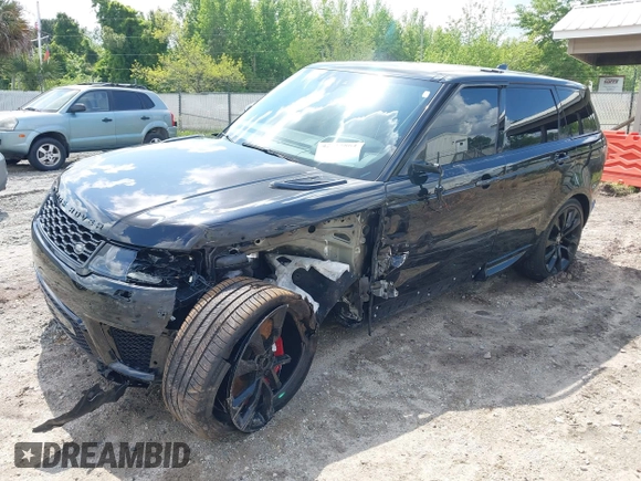 2021 Land Rover Range Rover Sport HST with VIN SALWS2RU5MA760519, listed as a IAAI auction lot 42115864 with 29,885 mi miles and . Bid and sale history available at DreamBid. Image 2.