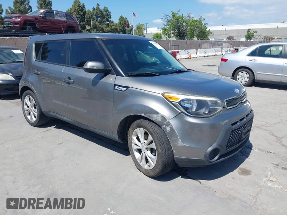 2014 Kia Soul + with VIN KNDJP3A58E7032088, listed as a IAAI auction lot 42135855 with 207,806 mi miles and . Bid and sale history available at DreamBid. Image 1.